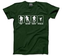 HotScamp Funny Rugby Tshirt Prop, 2nd Row Footballer Fairy Mens Rugby T Shirt Scrum Half 6 Nations England Ireland Scotland Wales