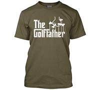 HotScamp Golf Father Men's Unisex T-Shirt - Khaki Large