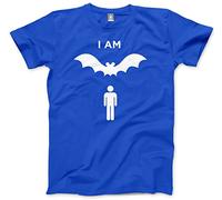 HotScamp I am Bat Man Kids T-Shirt - Blue 3-4 Years