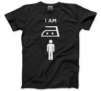 HotScamp I am Iron Man Men's Unisex T-Shirt - Black Large