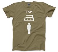 HotScamp I am Iron Man Men's Unisex T-Shirt - Khaki Large