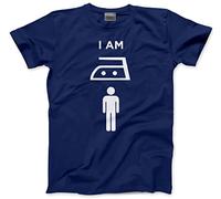 HotScamp I am Iron Man Men's Unisex T-Shirt - Navy Large