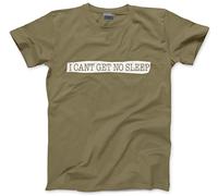 HotScamp I Can't Get No Sleep Men's Unisex T-Shirt - Khaki X-Large