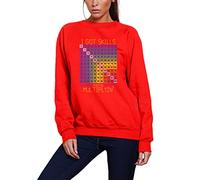 HotScamp I Got Skills They're Multiplying - Kids Sweatshirt - Number Day 2026 School Maths Day Top Numeracy Day Jumper Mathematics Lover 9-11 Years red