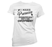 HotScamp I Make Prosecco Disappear Women's T-Shirt - White 14