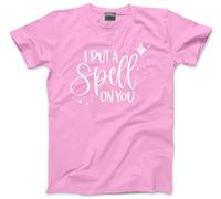 HotScamp I Put A Spell on You Magic - Kids T-Shirt - Halloween Party Trick or Treat 12-13 Years Pink