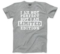 HotScamp Im Not Perfect But I am Limited Edition Men's Unisex T-Shirt - Heather Grey Medium