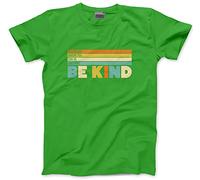 HotScamp in a World Where You Can Be Anything Be Kind - Kids T-Shirt - Love Rainbow Pride Positive 5-6 Years Green