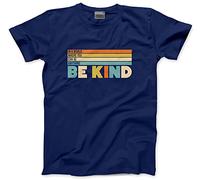 HotScamp in a World Where You Can Be Anything Be Kind - Mens Unisex T-Shirt - Love Rainbow Pride Positive 3XL Navy