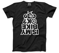 HotScamp is My Bike OK? - Kids T-Shirt - Cyclist Biker Bicycle 12-13 Years Black
