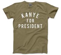 HotScamp Kanye for President Men's Unisex T-Shirt - Khaki Small