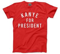 HotScamp Kanye for President Men's Unisex T-Shirt - red Medium
