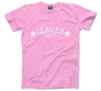 HotScamp Leaver 2025 - Kids T-Shirt - Class of Leaving School Gift Good Luck 12-13 Years Pink
