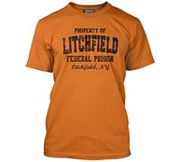 HotScamp Litchfield Federal Prison Orange Men's Unisex T-Shirt - Large