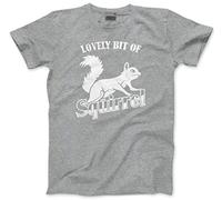 HotScamp Lovely bit of Squirrel Men's Unisex T-Shirt - Heather Grey Medium