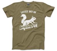 HotScamp Lovely bit of Squirrel Men's Unisex T-Shirt - Khaki Large