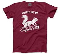 HotScamp Lovely bit of Squirrel Men's Unisex T-Shirt - Maroon XX-Large