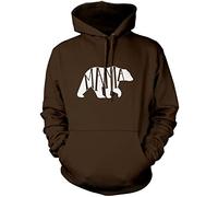 HotScamp Mama Bear - Unisex Hoodie - Mothers Day Mum Mama Mummy L Brown