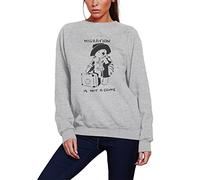 HotScamp Migration is not a Crime Banksy Women's Sweatshirt - Heather Grey Medium