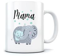 HotScamp Mothers Day Mug - Mama Elephant - White