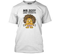 HotScamp Mr Sexy and I Know It - Mens Unisex T-Shirt White Small