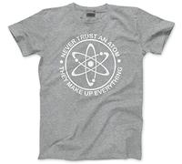 HotScamp Never Trust an Atom Men's Unisex T-Shirt - Heather Grey Medium