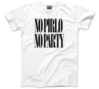 HotScamp No Pirlo No Party Men's Unisex T-Shirt - White X-Large