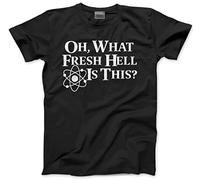 HotScamp Oh What Fresh Hell is This Men's Unisex T-Shirt - Black XXX-Large