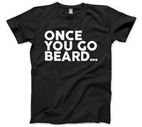 HotScamp Once You Go Beard Men's Unisex T-Shirt - Black XX-Large