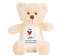 HotScamp Personalised Valentine's Bears - You're My Boo Gift Teddy Bears Customised Soft Cuddly Toy Plushie For Boyfriend, Girlfriend, Wife or Husband - Brown Teddy