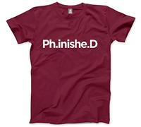 HotScamp PH inishe D Men's Unisex T-Shirt - Maroon Medium