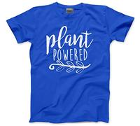 HotScamp Plant Powered Men's Unisex T-Shirt - Blue Large