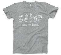HotScamp Plants are Friends Men's Unisex T-Shirt - Heather Grey Medium