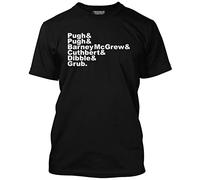 HotScamp Pugh Pugh Barney Mcgrew Cuthbert Dibble and Gru Men's Unisex T-Shirt - Black X-Large