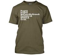 HotScamp Pugh Pugh Barney Mcgrew Cuthbert Dibble and Gru Men's Unisex T-Shirt - Khaki Large