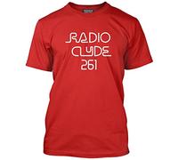 HotScamp Radio Clyde 261 - Mens Unisex T-Shirt Red Medium