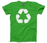 Recycle Recycling Symbols Men's Unisex T-Shirt - Green Large