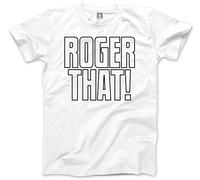 HotScamp Roger that Men's Unisex T-Shirt - White Medium