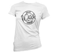 HotScamp Salem Witch Company - Womens T-Shirt - Witch Halloween Party Witchcraft Hocus Pocus 16 White