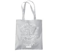 HotScamp Salem Witch Society - Tote Shopping Bag - Halloween Witchcraft Spell One size grey