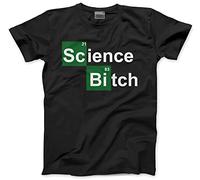 HotScamp Science Men's Unisex T-Shirt - Black X-Large