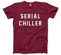 HotScamp Serial Chiller Men's Unisex T-Shirt - Maroon XX-Large