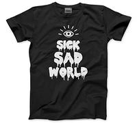 HotScamp Sick Sad World Men's Unisex T-Shirt - Black Medium