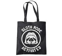 HotScamp Sloth Mode Activated - Tote Shopping Bag - One size black