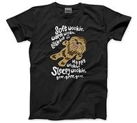 HotScamp Soft Wookie Men's Unisex T-Shirt - Black X-Large