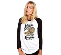 HotScamp Soft Wookie Women's Baseball Top - White/Black XX-Large
