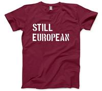 HotScamp Still European Men's Unisex T-Shirt - Maroon X-Large