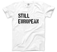 HotScamp Still European Men's Unisex T-Shirt - White X-Large