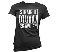 Straight Outta Crawley Women's T-Shirt - Black 8