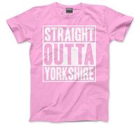 HotScamp Straight Outta Yorkshire Kids T-Shirt - Pink